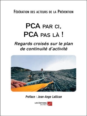 cover image of PCA par ci, PCA pas là !